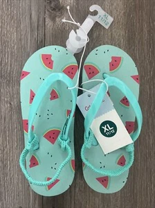 Target Cat & Jack Flip Flops Schuhe Kleinkind Größe XL 11/12 Neu mit Etikett Wassermelone - Bild 1 von 2