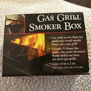 Gas Grill smoker Box (AKA Smoke Tube or Smoke Box) 6x4x2 - Picture 1 of 3