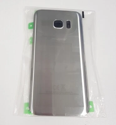 Coperchio batteria originale Samsung Galaxy S7 SM-G930F silver - Immagine 1 di 2