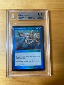 **FOIL* Time Stretch BGS  8.5 - Odyssey MTG Magic The Gathering PSA NM-MT+ - Picture 1 of 2