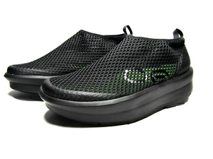 OOFOS OOmg Low Black Mesh Shoes Slip On Comfort Recovery Gym Womens Size 10 - Picture 1 of 13