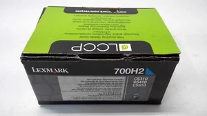 GENUINE LEXMARK HI-YIELD CYAN TONER CARTRIDGE 70C0H20 CS310 CS410 CS510 700H2 - Picture 1 of 1