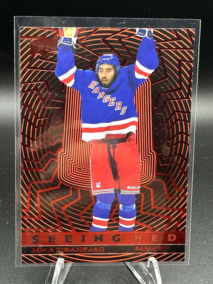 2023-24 UD Extended Seeing Red SR-12 Mika Zibanejad, New York Rangers - Image 1 of 2