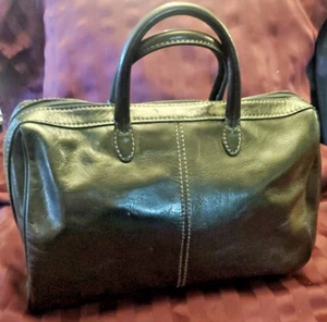 The Bridge schwarze Lederhandtasche - Made in Italy - Bild 1 von 8