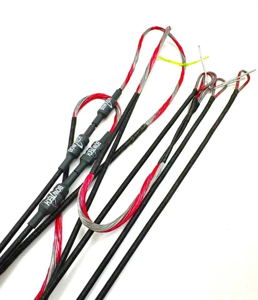 Bowtech Destroyer 350 (Red & Silver) OEM String & Cable (Full Set) Speed Noks - Image 1 of 4