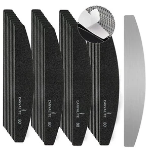 40 PCS Nail File Reusable Peel and Stick Nail Files Replaceable Emery Boards ... - Picture 1 of 9