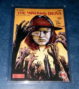 WALKING DEAD #163 signed origonal art RODNEY RAMOS CARL RIP iMAGE COMIC NM COA - Picture 1 of 1
