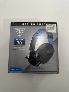 Turtle Beach Recon 70 Black Wired Gaming Headset for PS4 And PS5 Used - Picture 1 of 1