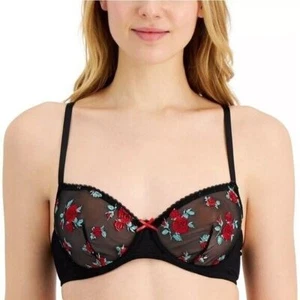 New INC INTERNATIONAL CONCEPTSRose Embellished Bra, medium - Picture 1 of 10