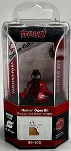 Freud 1-3/8" (Durchm.) Roman Ogee Bit mit 1/4" Schaft (Quadra-Cut) (38-102) - Bild 1 von 1