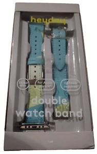 Heyday 38/40mm Uhrenarmband für Apple Watch Stoff Doppelbänder! Green Lime Neu - Bild 1 von 1