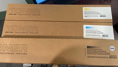 K1001 -  SHARP Multifunction Systems Toner MX23 Set - Image 1 of 2