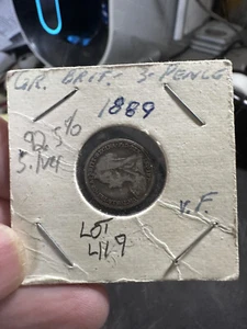 Gran Bretaña 1889 lote de 3 centavos #419 - Imagen 1 de 3