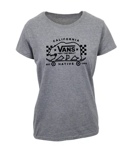 VANS WOMEN OFF THE WALL CALIFORNIA NATIVE T SHIRT - Picture 1 of 2