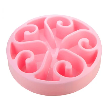 Eat Slow Live Longer Anti-Schlingnapf Flower rosa für Hunde Futterrationierung - Bild 1 von 3