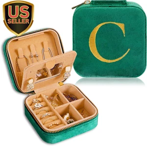 Travel Jewelry Case Jewelry Box Organizer, Gifts for Women Teen Girl, Plush V... - Picture 1 of 1
