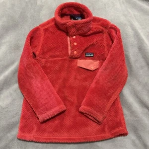 Patagonia Red XS 5-6 Girls Snap-T Retool RN5188 STY65585 Preowned - Picture 1 of 4