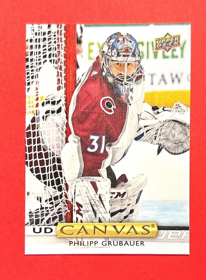 Philipp Grubauer ~ 2019-20 Upper Deck Series 2 ~ Canvas #C181 - Image 1 of 2