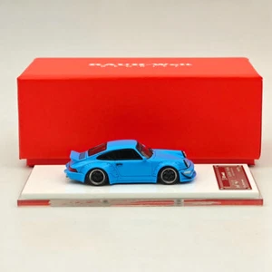 1/64 XKE Porsche 964 RWB RAUH-Welt BEGRIFF Blue Resin Models Car - Picture 1 of 8