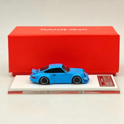 1/64 XKE Porsche 964 RWB RAUH-Welt BEGRIFF Blue Resin Models Car - Image 1 of 4