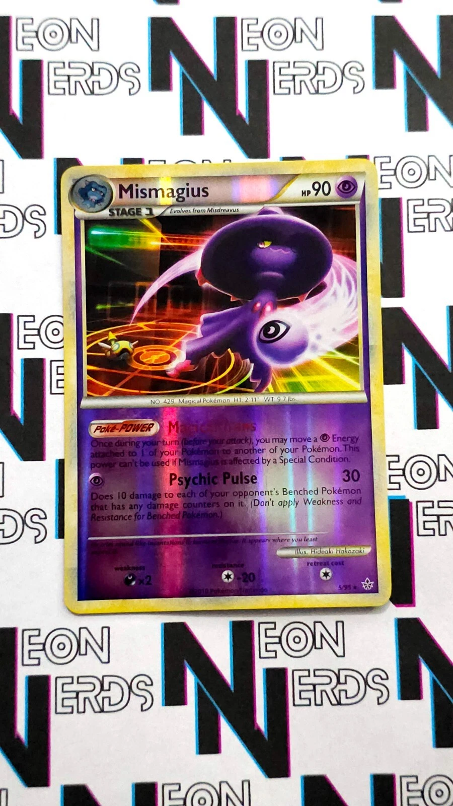 Pokémon HeartGold & SoulSilver Unleashed - Mismagius Reverse Holo 5/95