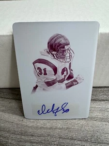 Placa de impresión Panini National Treasures 2015 autógrafo Ickey Woods 1/1 automático - Imagen 1 de 3