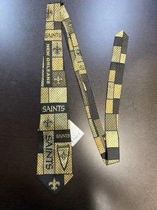 Mens Neck Tie New Orleans Saints NFL Team Business Football  58 inches - Picture 1 of 5