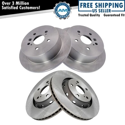 Front & Rear Brake Rotors Set For 2009-2015 Toyota Venza - Image 1 of 4