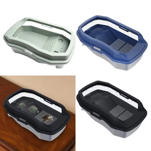 Turtles Tank Aquarium Reptile Habitat Indoor Decor Feeding Box Basking Ramp - Picture 1 of 21