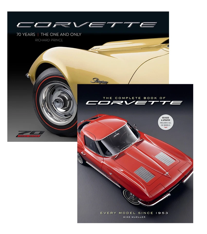 Chevrolet Corvette Complete Book (5th Ed) & Corvette 70 Years — Official GM - Изображение 1 из 3