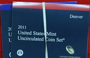 Uncirculated 2011 Philadelphia & Denver United States Mint Coin Sets - Picture 1 of 1