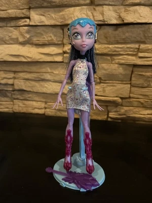 Monster High Boo York Astranova Doll  2014 with Guitar & Stand - Image 1 of 4