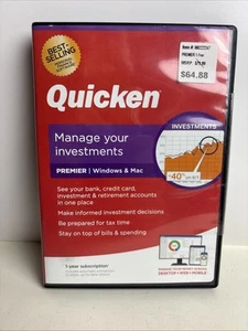 Logiciel de finances personnelles Quicken QUI940800F079 Premier - Photo 1/3