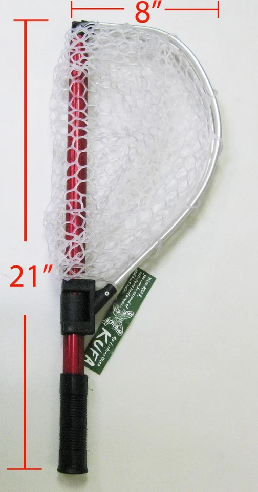 Kufa Collapsible Aluminum Landing Net Back Pack Size21x8 Extended