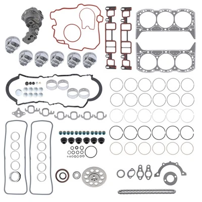 Kit de reconstrucción de motor para Chevrolet GMC Astro 1996 1997-98 4,3 L OHV SH-1351S 1855M Foto 1 de 4
