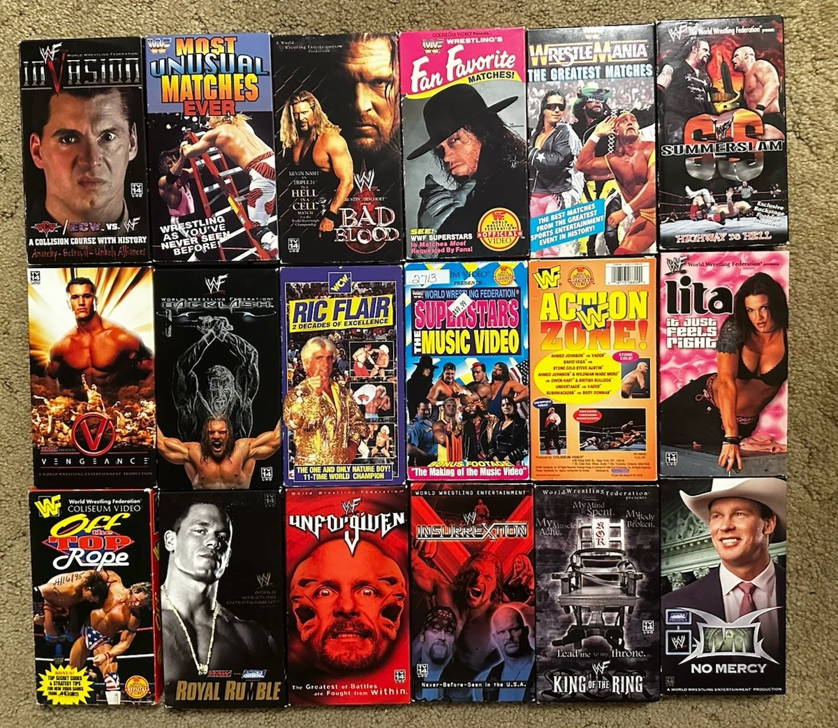 Sports Pro Wrestling/WWE VHS Tapes for sale | eBay