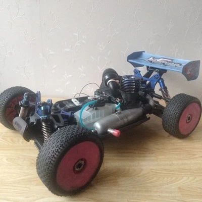 JUNK Kyosho Inferno MP7.5 RC Buggy Chassis AS-IS Parts Repair Rare - Image 1 of 4