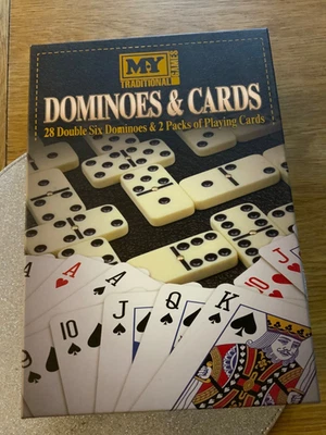 MY TRADITIONAL GAMES DOMINOS AND CARD BOXED GAMES SEALED - Image 1 of 4