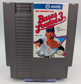 Ryne Sandberg Plays Bases Loaded 3 (Nintendo NES, 1991) - Authentic - Tested