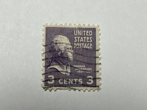 1801-1809 Thomas Jefferson 3 Cents U.S. Postage Purple/Violet - Picture 1 of 4