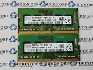 2er Set SK Hynix 2gb DDR4 Laptop RAM 2133 MHz 1rx16 HMA425S6AFR6N-TF, SKU 12993 - Bild 1 von 1