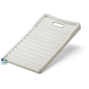 ASSE STRIGATOIO LAVA PANNI A MANO LAVATOIO IN PLASTICA BIANCA CM 27X46 - Foto 1 di 2