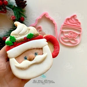 Babbo Natale Tazza Christmas Formine Biscotti Cookie Cutter 9cm - Picture 1 of 1