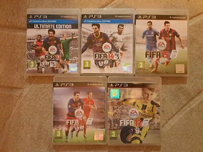 PlayStation 3 - FIFA Games bundle (FIFA 13, 14, 15, 16 & 17) - Image 1 of 2