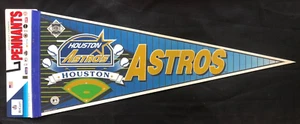 Houston Astros VINTAGE Major League Baseball volle Größe Erinnerungsstücke Wimpel - Bild 1 von 3