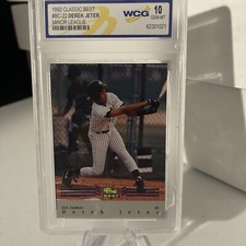 1992 Classic Best Minor League - Bonus Card Blue #BC22 Derek Jeter (RC)
