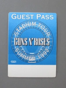 Guns n' Roses backstage pass satin sticker Stadium Tour Summer 1992 AUTHENTIC ! - Picture 1 of 1