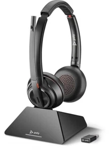 Poly Savi 8220 UC schnurlose DECT Headset (Stereo) und Bluetooth Konnektivität - Picture 1 of 3