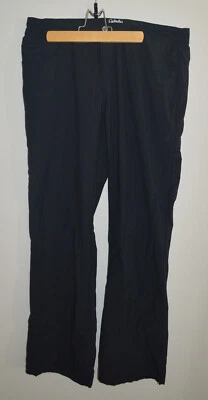 Cabela's Pants Womens 12 Black Hiking Outdoor Casual 4 Most UPF 30 - Image 1 of 4