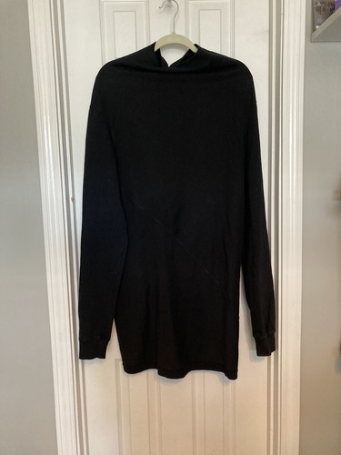 Tunica lunga Rick Owens DRKSHDW NERA cotone piccola